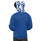 THEE ARSONIST AOP (BLUE HOODIE)