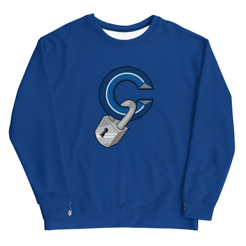 Confessions Blue Logo Unisex Sweatshirt
