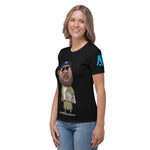 Thee Arsonist Cartoon AOP Women's T-shirt