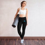 Thee Arsonist Yoga Leggings (Black)