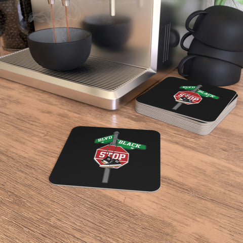 DJ BLVD BLACK Coasters