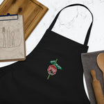 DJ Blvd Black Embroidered Apron