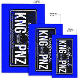 KNG PNZ Rug Blue Splatter - StereoTypeTees