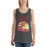 Ladies Homiefest Tank Top Red Print - StereoTypeTees