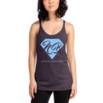 Nikki Baybe Light Blue Logo Racerback Tank - StereoTypeTees