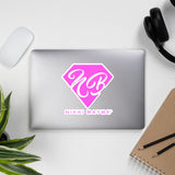 Nikki BayBe Pink Logo Stickers - StereoTypeTees
