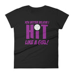 Hit Like A Girl - StereoTypeTees