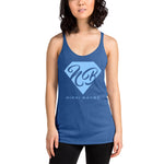 Nikki Baybe Light Blue Logo Racerback Tank - StereoTypeTees