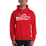 A.M. Caffeine Hoodie (White) Logo - StereoTypeTees