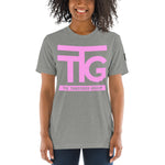 TTG Womens Pink Logo T Shirt - StereoTypeTees