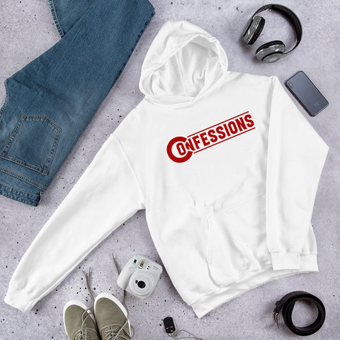 Confessions Red Logo Hoodie