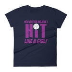 Hit Like A Girl - StereoTypeTees