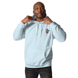 DJ Blvd Black Embroidered Unisex Hoodie