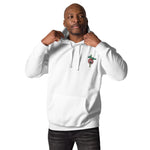 DJ Blvd Black Embroidered Unisex Hoodie