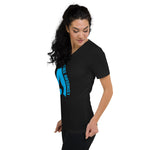 Thee Arsonist Logo Womens V Neck Tee