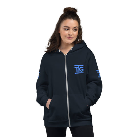 So-Si Logo Zip Up Hoodie sweater