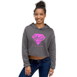 Nikki Baybe Pink Logo Crop Hoodie